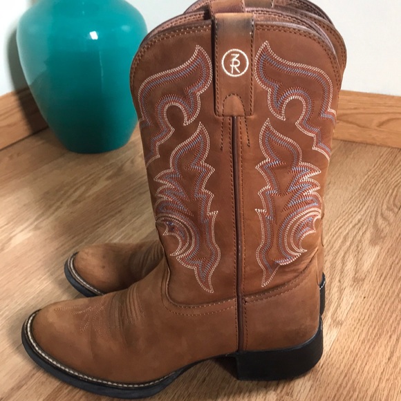Brown Cowboy Boots (Tony Lama) - Picture 7 of 8